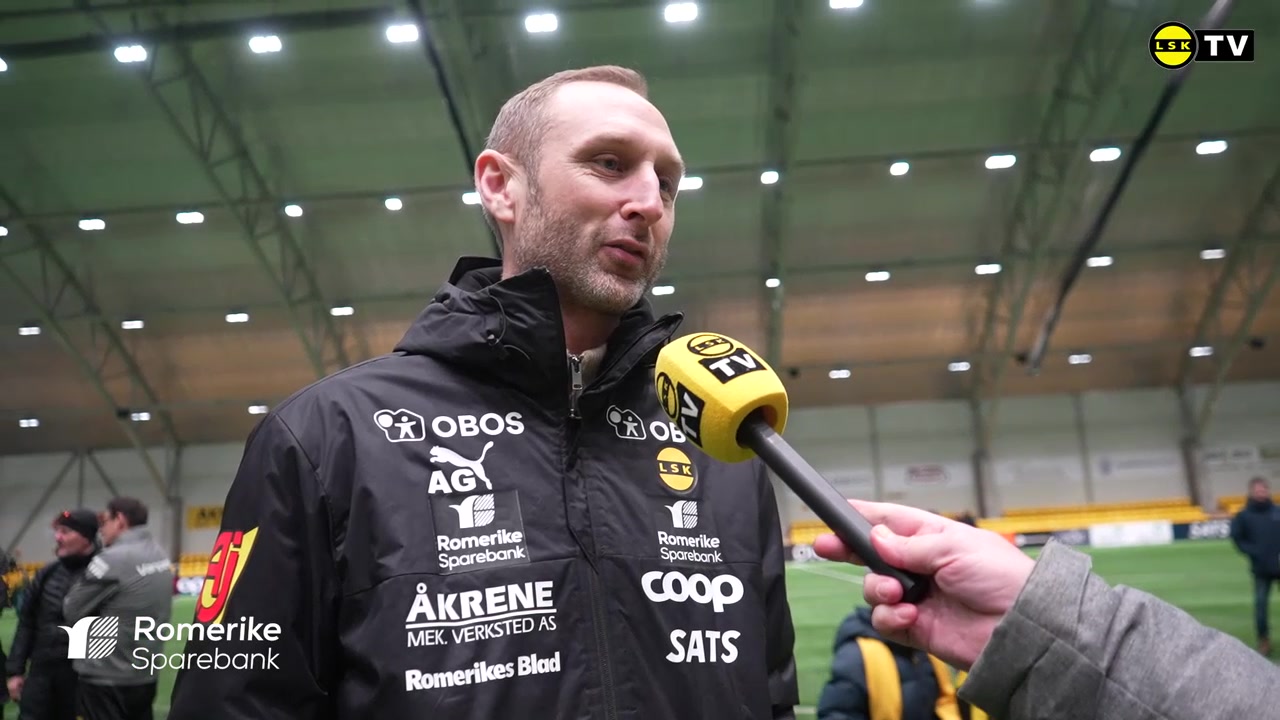 Georgson etter FFK treningskamp